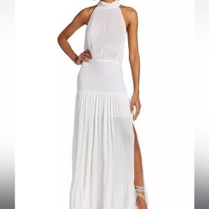 Veronica Beard Lilliana Banded Waist Maxi Dress